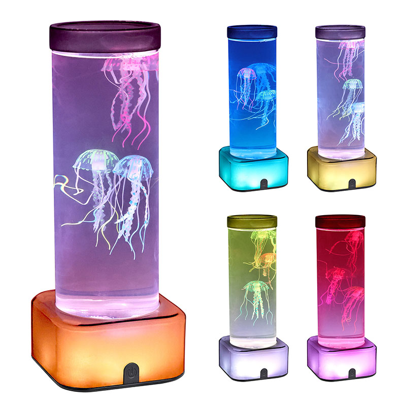 Velika svetilka meduze s kvadratno osnovo RGB