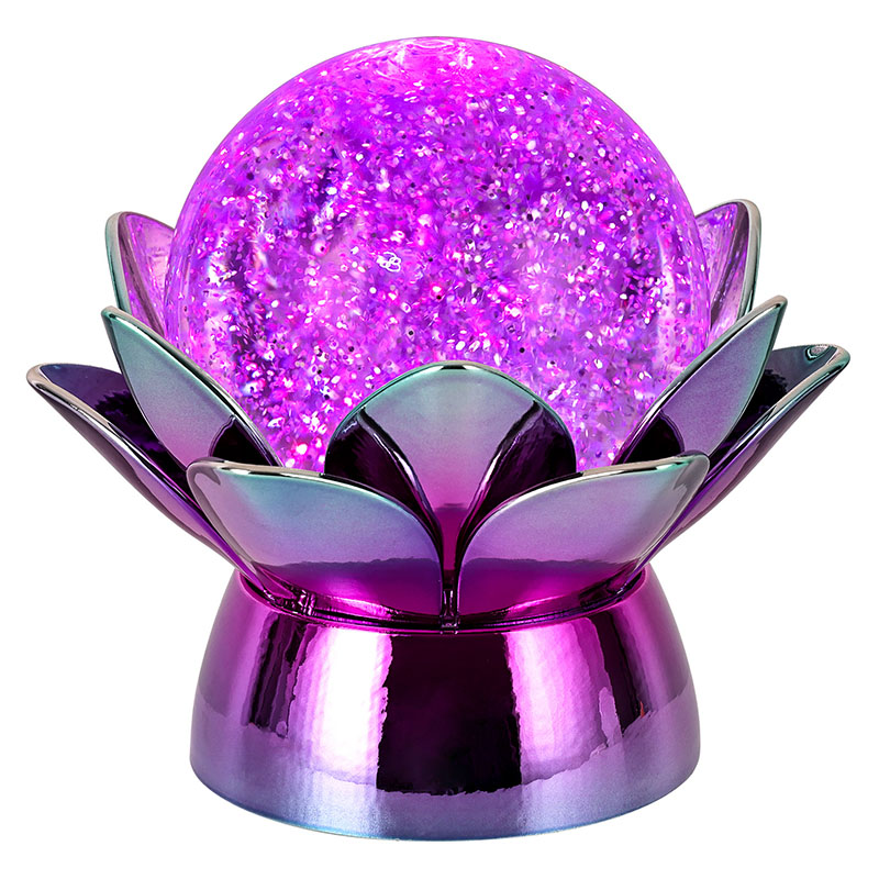 Elegantna nočna lučka Lotus Crystal Ball