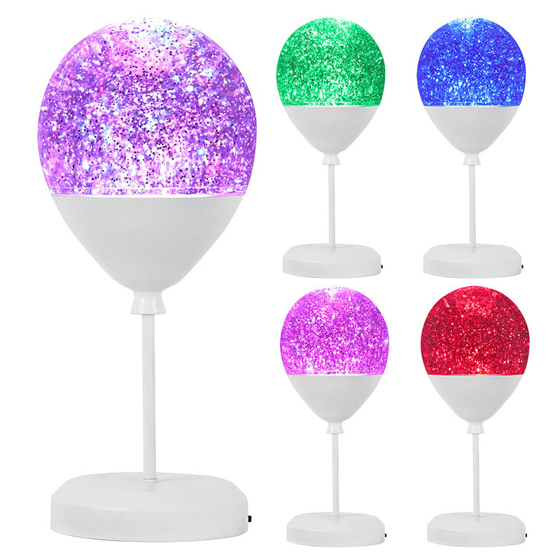 Glitter RGB igrače svetloba s skodelico odtenka