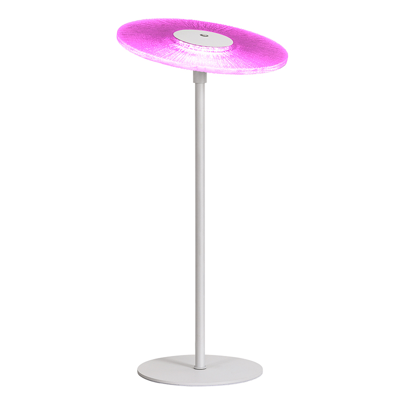 Moderna LED namizna svetilka z RGB senčnikom