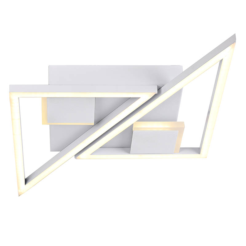 Moderna, preprosta oblika, topla svetloba, kovinska stropna svetilka