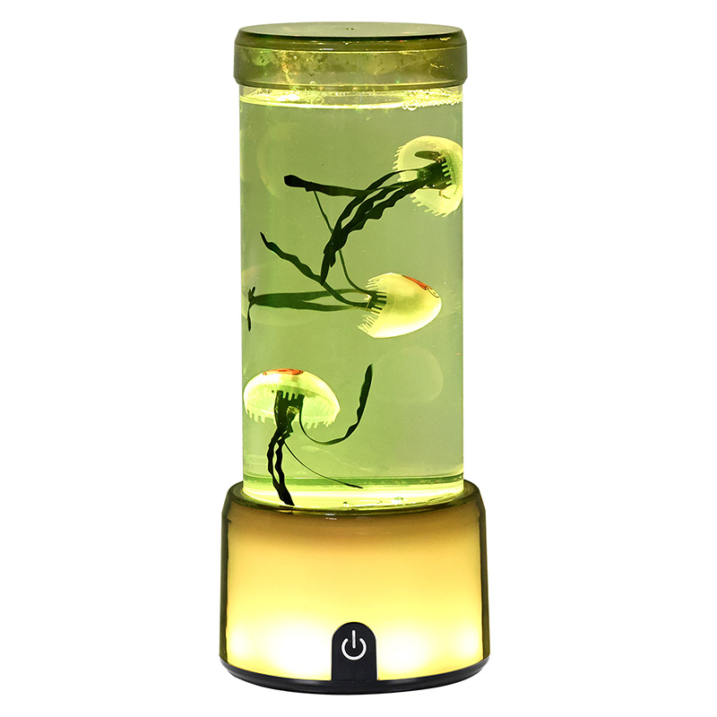 RGB LED črna svetilka meduze