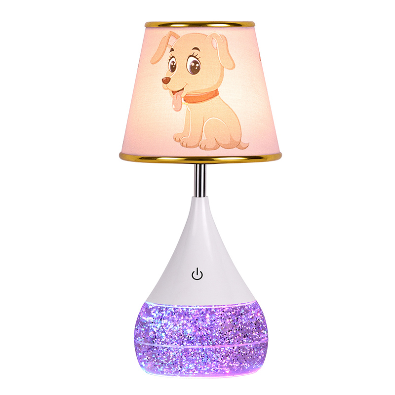 RGB tekoča LED namizna svetilka s senčnikom Duck Fabric